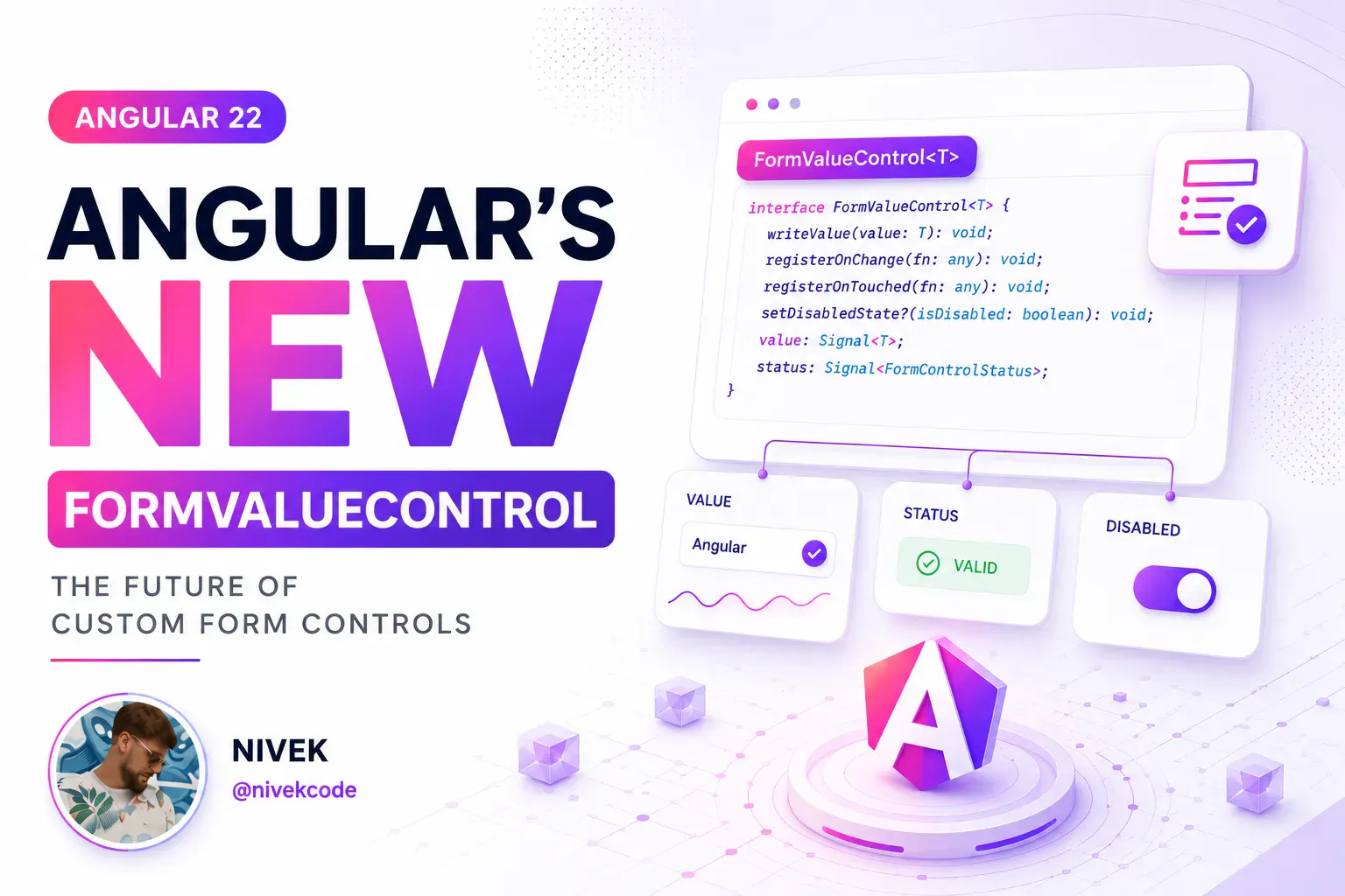 Angular Signal Forms: Custom Controls Without ControlValueAccessor